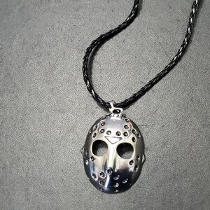 Friday the 13th hockey mask pendant necklace